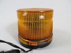 Whelen 2012 Series Amber Strobe Beacon 12/24 Volt Model 2012LP Tested & Working