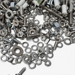 Stainless Steel Fastener Assortment Bolts Nuts Washers Hardware Kit Mixed Lot