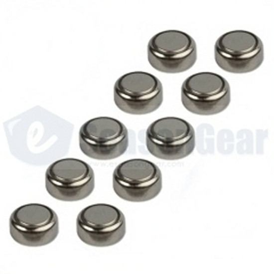 Replacement Batteries, 10/PK, for PH TDS EC Pocket Tester/Meter SALT 3000 3050