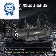 VITOINNO 1500 Lumens Green Beam Light Combo is beam
