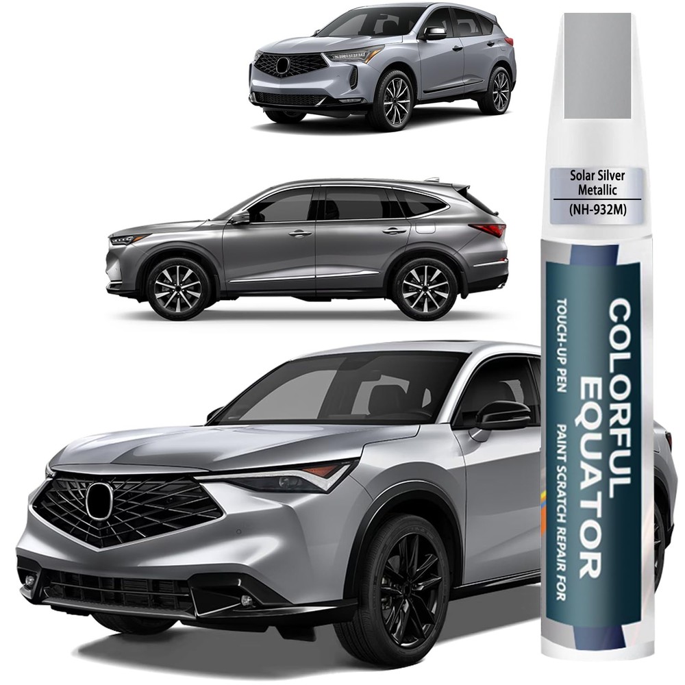 NH932M Solar Silver Metallic Car Touch Up Paint Pen Scratch Repair Acura