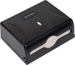 Hand Paper Towel Dispenser Wall Mount Touchless Commercial Folded Bathroom Black