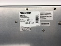 Shure Microflex Wired Ceiling Array Microphone with Dante / MXA910W – VGC