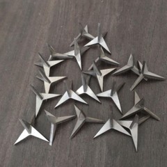 50/10x Tire Puncture Spikes Heavy Portable Duty Carbon Steel Triangle RoadSpikes