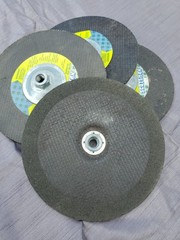 4 SCOTSMAN Metal Grinding Cutting Disc Abrasive Wheel Set USA 9″X1/4″ NOS Lot
