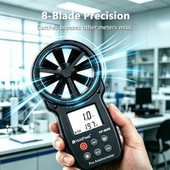HoldPeak 866B Digital Anemometer – Wind Speed CFM Meter