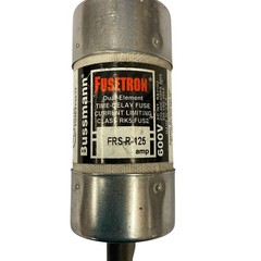 Bussmann FRS-R-125 Fusetron 125 Amp 600V Class RK5 Time-Delay Fuse
