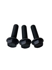 50 pcs M10-1.5×35 Hex Flange Frame Bolt Class 10.9 DIN 6921 Zinc Phosphate Oil