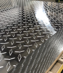 36″ x 96″ Aluminum Diamond Plate .025″ (1/40″) Thick Sheet Trailer, RV, Garages