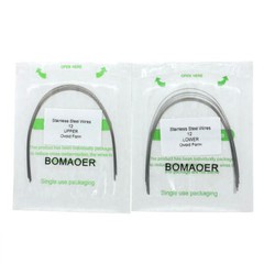 5-200 Packs 014 Upper Dental Orthodontic Stainless Steel Round Arch Wire Ovoid