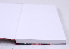 Floral Cover Blank Book Hardcover about 6.25X8.75 Artbook Notepad Sketch Notes