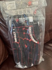 Mcr Safety Pd2909 L Predator ANSI A4, Synthetic Leather Palm New Sealed
