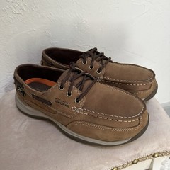 Rockport Works Sailing Club Steel Toe Leather Work Shoes Met Guard Men’s 6.5M