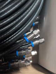 Lot/ 150 pcs 6ft coaxPPC Jumper Shop 72″ Coax jumper SignalTight RG6 6FT COAX