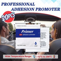 20 Pcs Adhesion Promoter for Plastic, Professional Adhesive Promoter, Metal, Pla