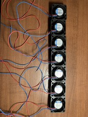 ebm-papst 412 12V DC Cooling Fan 40x40x20mm 2-Wire Tested Working