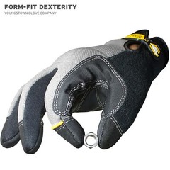 Mens Kevlar Gloves Gray Large Us