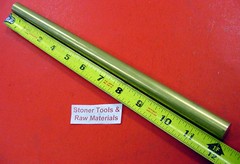 5/8″ C360 BRASS ROUND ROD 12″ long Solid New Lathe Bar Stock .625″ H02