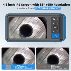 Teslong Rifle Borescope 4.5″ Monitor Fits .20 Caliber & Larger Flexible Tube