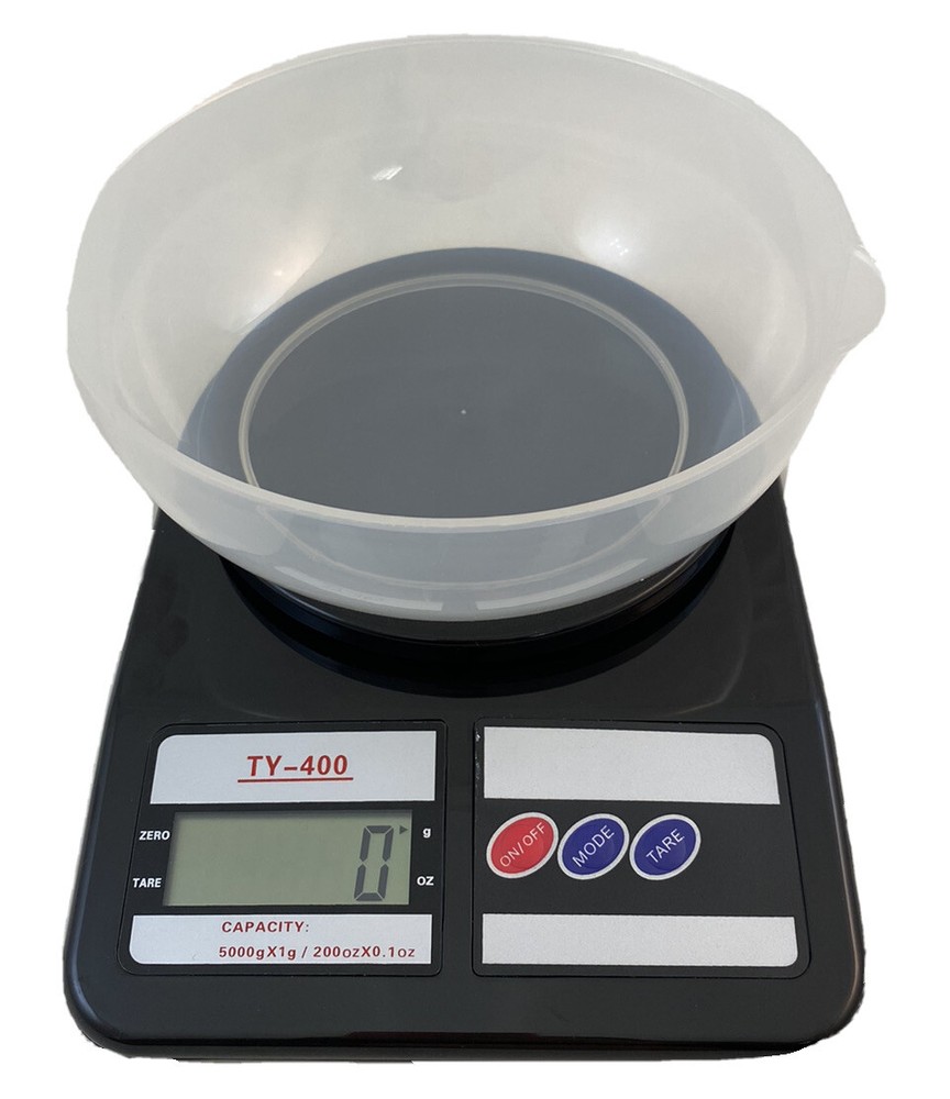 Digital Scale 5000 grams X 1 gram / 200oz X .1oz, 11 lbs Capacity, TY-400