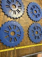 Vintage Lustran C8-24 Planter Seed Plates (Lot Of 4)