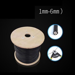 Wire Rope Stainless Steel PVC Coated 7×7 Black 1mm 1.2mm 1.5mm 2mm 3mm 4mm 5mm