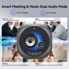 SVBONY Bluetooth Speaker Conference Microphone AI Noise Reduction 18H Call Time