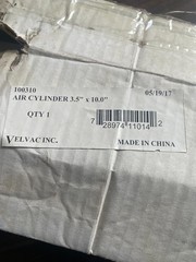 Velvac – 100310 – Air Cylinder, 3.5″ X 10.0″ Push/Pull.