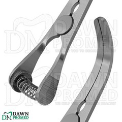 Glover Atraumatic Debakey Bulldog Clamp 3.5” Curved 4cm Jaw Surgical Instrument