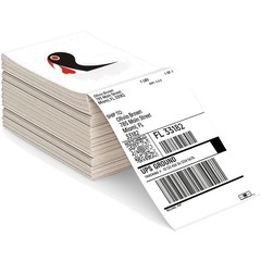 4×6 Thermal Labels 500/Stack, Shipping Thermal Labels 4×6 Fanfold Compatible …