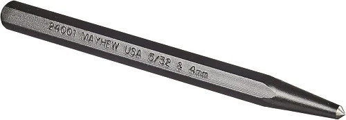 Mayhew 24001 – Center Punch 5/32″-4mm x 4-1/2″ – 1EA