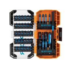 Spyder 19966 Mach-Blue Impact Rated Drive Bit Set 45-Piece 1/4 Hex