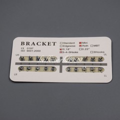Dental Mini Roth .018 Slot 3-4-5 Hooks Orthodontic Metal Brackets Braces 50 Sets
