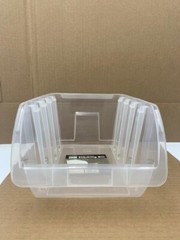 6- Store House Large Clear Stacking Bins 12-3/4″ L x 8-1/4″W x 6″H Storage Tool