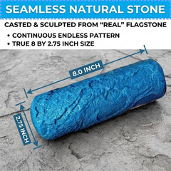 Concrete Texture Rollers, The “Original SBC” Weathered Flagstone Concrete Roller