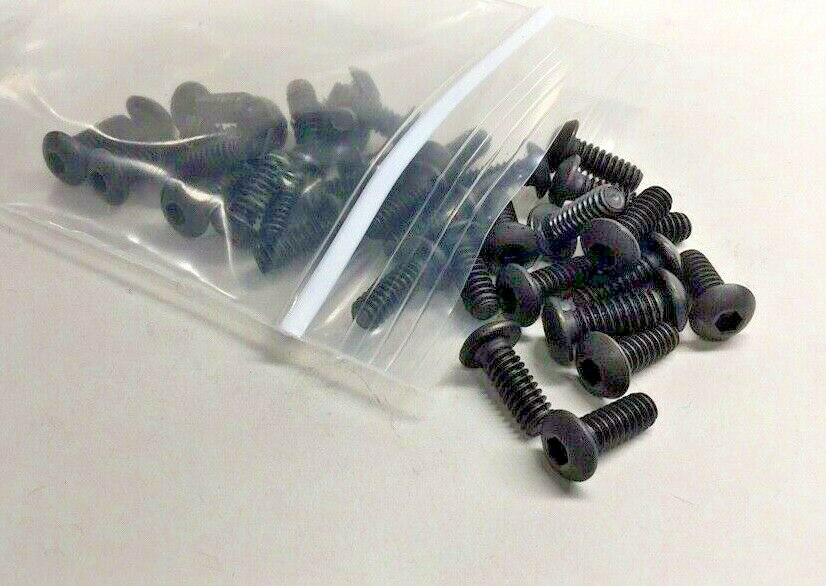 Cap Screw JGA03016-35 Button Socket 10-24 x 1/2″ (Pack of 35) Black Plain Finish