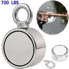 Neodymium Magnet Double Side Strong Super Power Salvage Holder Stell Cup Fishing