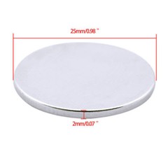 10 25 50 100pc 25mm x 2mm 1″x2/25″ N52 Strong Disc Rare Earth Neodymium Magnet