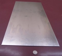 1100 Aluminum Sheet Softened (O) .090″ Thick x 12.0″ Wide x 24.0″ Long