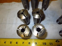 Lot of 12 S&M TD25-NS Hex, Square, Round, Collet Southwick & Meister