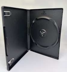 50 NEW OFFICIAL SONY PLAYSTATION 2 REPLACEMENT GAME CASE, BLACK, WITH LOGO, PS2