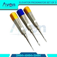 GERMAN 3 LUXATING PERIOTOMES DENTAL ATRAUMATIC EXTRACTING ELEVATORS 3MM 4MM 5MM