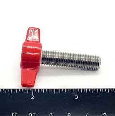 3/8″-24 Thumb Screw T Bolts Fine Thread Red Tee Wing Knob Stainless Steel UNF