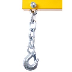 Hydraulic Receiver Hitch Crane 1000lb Cap Swivel 24-78in Lift Range