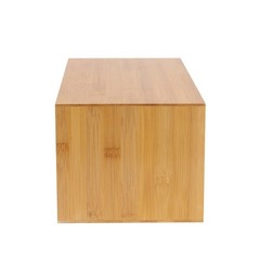 Bamboo Desk Organizer with 4 Drawers, Office Tabletop Storage Organization Box