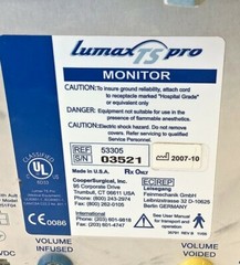 Cooper Surgical Lumax TS Pro Monitor