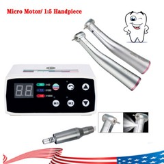NSK Style Dental Brushless LED Electric Micro Motor 1:1/1:5 Increasing Handpiece