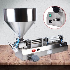 100-1000ml Paste Liquid Piston Filler Heating Filling Machine Single Nozzle