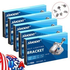 10 Packs Dental Orthodontic Bracket Braces Ceramic MBT 022 with 3-4-5 Hooks