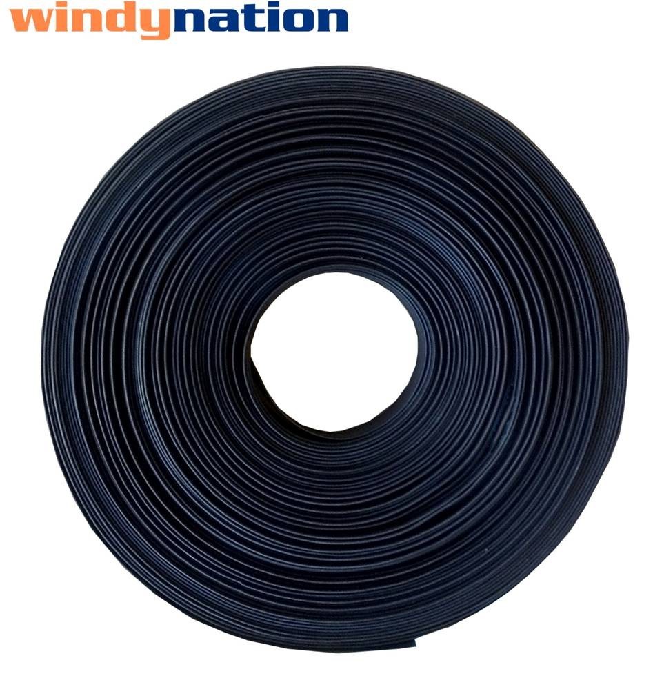 100 FT 100′ Feet BLACK 3/8″ 3/8 inch Polyolefin 2:1 Heat Shrink Tubing
